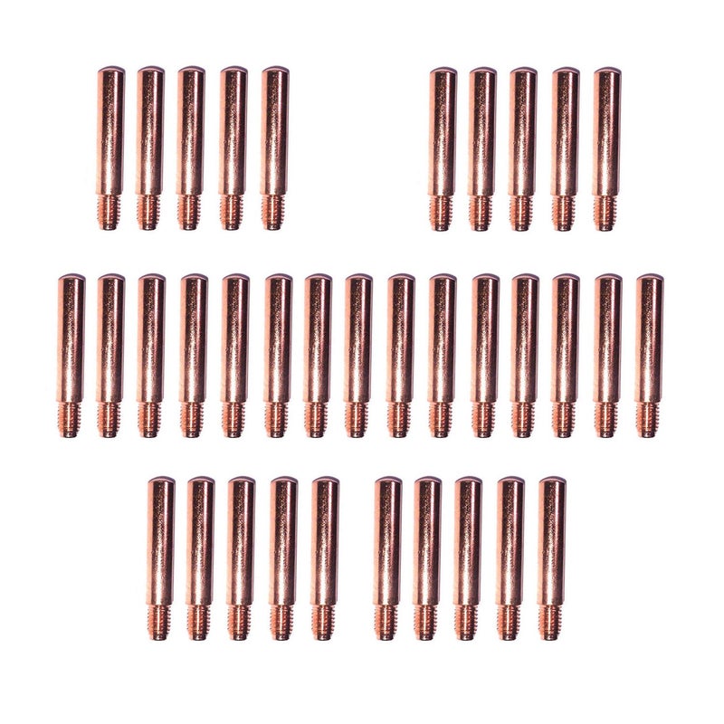 Zinger MIG Welding Contact Tips 14-35 0.035" for Tweco #2-No.4 & Lincoln Magnum 200-400A MIG Welding Gun-35PK - Image 1